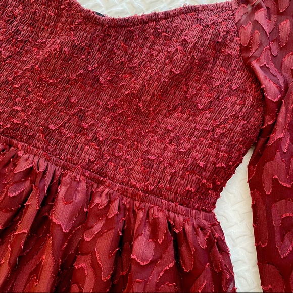 Vici Smocked Babydoll Dress - Size Small. - Picture 5 of 8